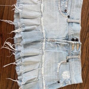 Vintage Abercrombie and Fitch Denim Mini Skirt